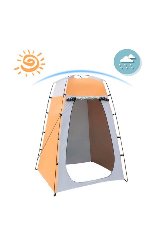 Bathing Shower Tent, Portable Outdoor Instant Changing Room for Swimming, Toilet, Camping, Fishing, 120x120x180cm, with Carry Bag & Stakes
