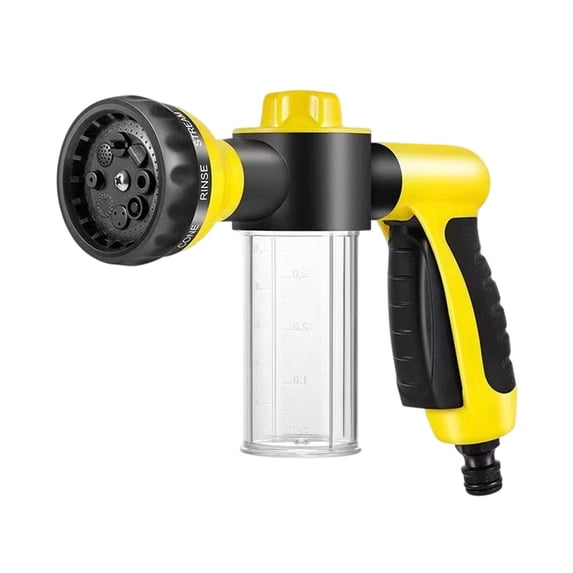 Bathing Spray with Foaming Bath Brush 8 Adjustable Settings ABS Material Ergonomic for Dog Cat All in One Grooming