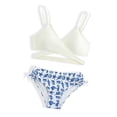 thumbnail image 1 of Bathing Suit 2 Piece, Swimsuit For Kids 10-12 Upf 50+ Rash Guard for Girls Quick Dry Girl Swimsuit Rash Guard Set Tropical Beach Bathing Suit, 1 of 2