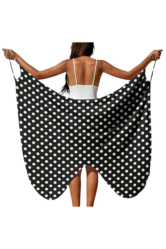 Bathing Suit Beach Cover up for Women Beach Wrap Swimsuit Summer Cover up Dress Knee Length Plus Size Swim Coverup