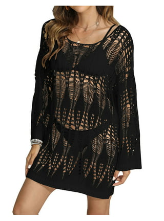 Long Sleeve Mesh Cover Up