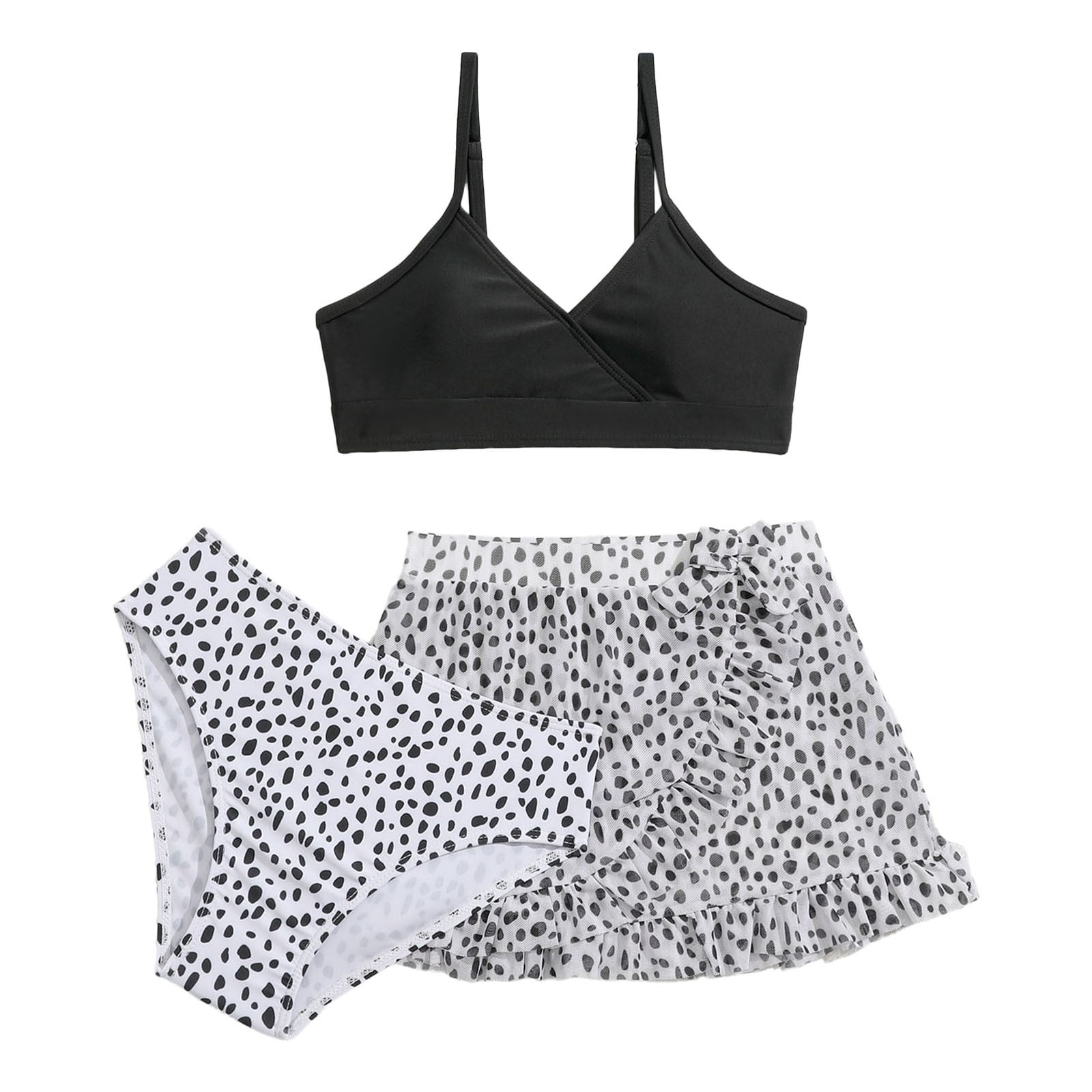 Bathing Suit for Juniors Preteen Bikini, Printed, Split Children's Swim