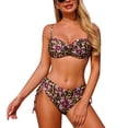 thumbnail image 1 of Bathing Suit for Women 2026 Two Piece Bathing Suits Floral Print Tankini Swimsuit Bikini Separates Two Piece Bathing With, 1 of 9