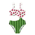 thumbnail image 1 of Bathing Suits Girls Kids Comfort Bikini Swimsuits 2 Piece Bikini Sets Sport Bathing Suits Toddler Swimsuit Green 11 Years-12 Years, 1 of 5