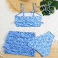 thumbnail image 1 of Bathing Suits for Teens 3 Piece Bathing Suits with Beach Skirt Cute Bathing Suits for Teenage Girls 11-12 Years, 1 of 4