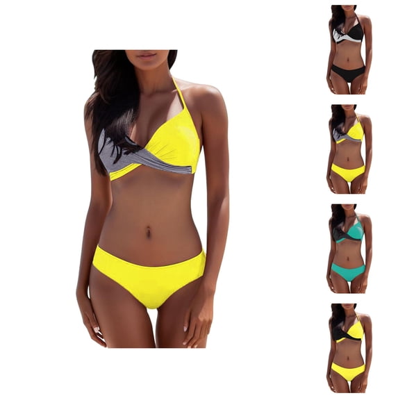 Bathing Suits for Women Bikini Padded Push Up Womens Swimsuit Bra Bathing Suit Swimwear Tankinis Set 2026