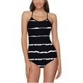 thumbnail image 1 of Bathing Suits for Women Plus Size Swimsuit Print Strappy Fashion Sexy Tummy Control Swimwear, 1 of 3