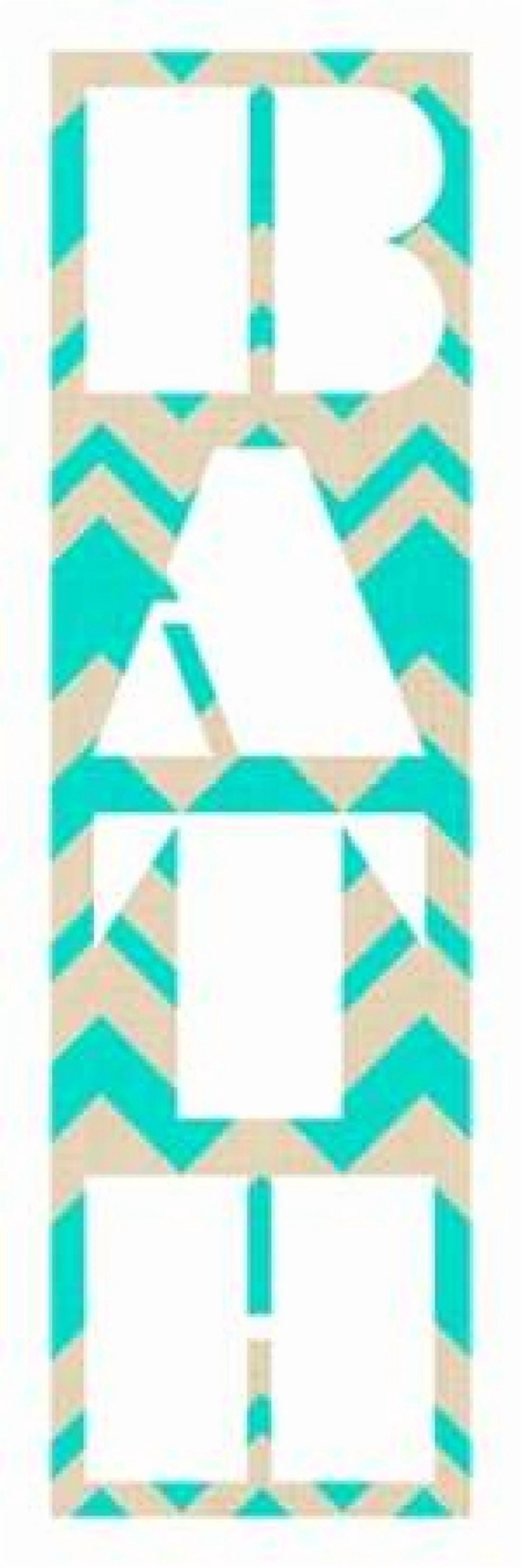 Bathing in Chevron Canvas Art - Sd Graphics Studio (8 x 24)