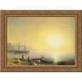 thumbnail image 1 of Bathing of a sheeps 24x20 Gold Ornate Wood Framed Canvas Art by Aivazovsky, Ivan, 1 of 2