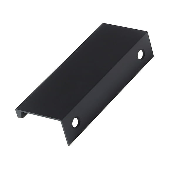 Bathlyn Center-to-Center Matte Black Finger Edge Tap Cabinet Pull (30-Pack) 2-1/2 in. (64mm)