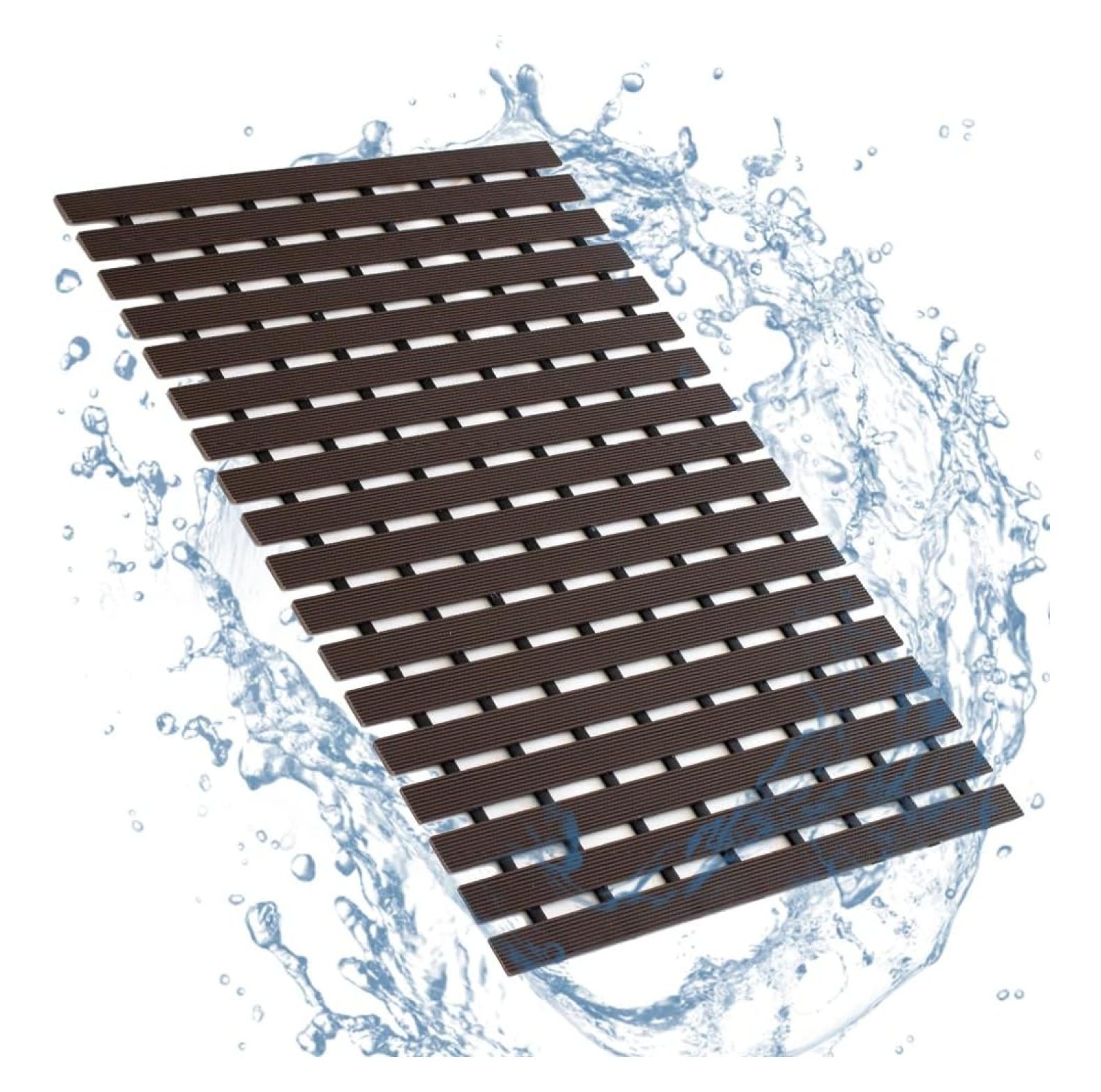 Bathmat Shower Mat Non Slip Bathtub Mat without Suction Cups and Drain