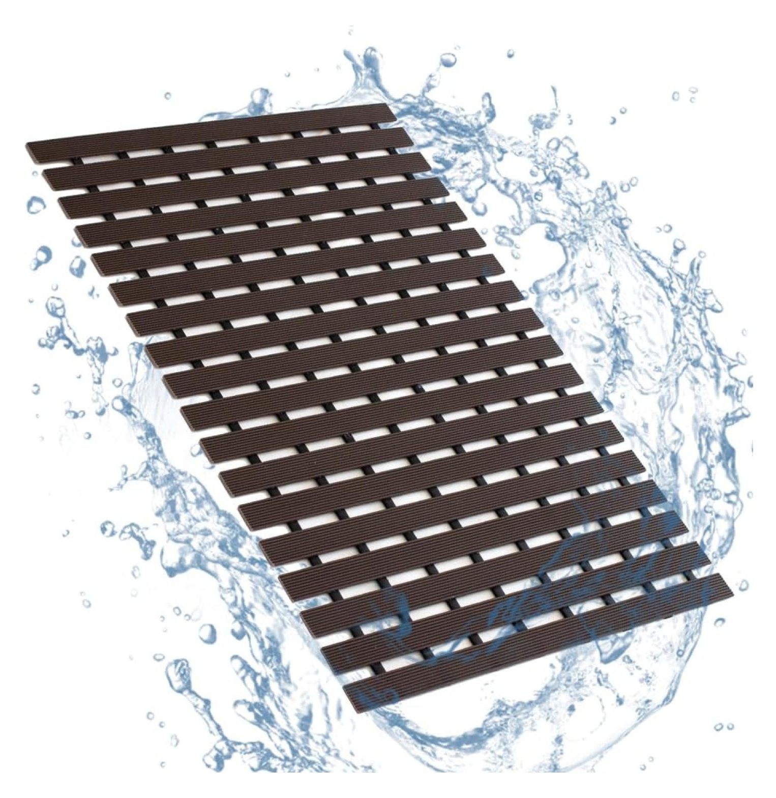 Bathmat Shower Mat Non Slip Bathtub Mat without Suction Cups and Drain