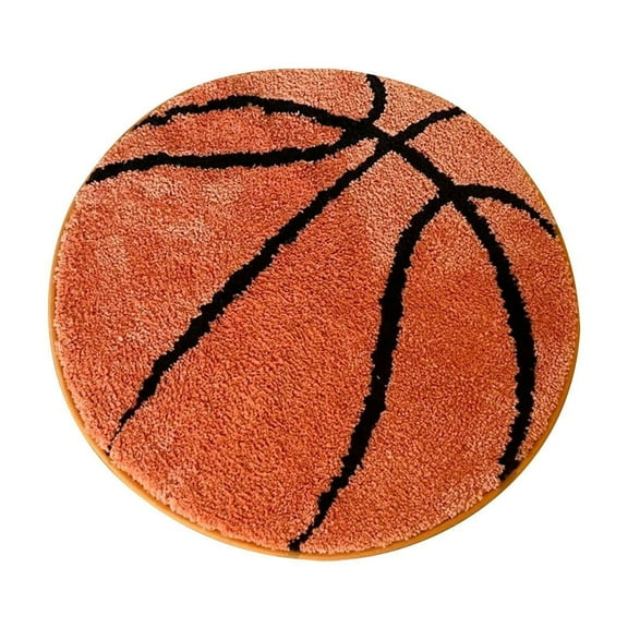 Bathmats, Basketball Pattern Bath Mat Carpet Indoor Carpet Living Room Bedroom Carpet, 40Cm (Basketball)