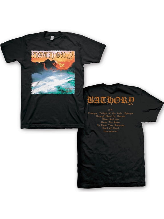 Bathory Men's Twilight T-Shirt Black 2XL | Officially Licensed Merchandise