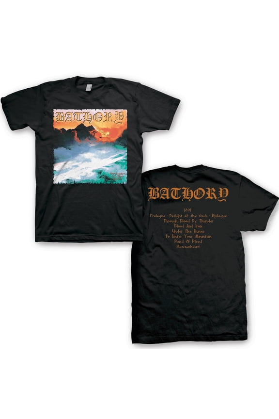 Bathory Men's Twilight T-Shirt Black S | Officially Licensed Merchandise