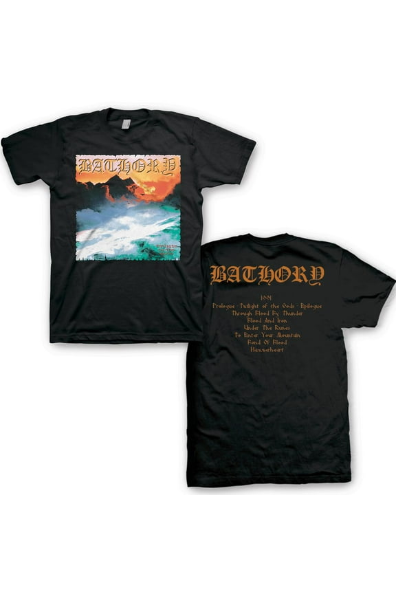 Bathory Men's Twilight T-Shirt Black XL | Officially Licensed Merchandise