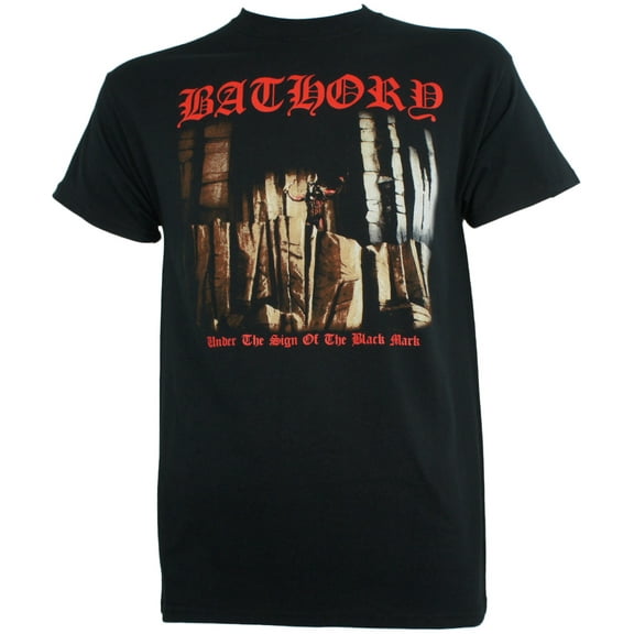 Bathory Men's Under The Sign Of The Black Mark T-Shirt Large | Officially Licensed Merchandise