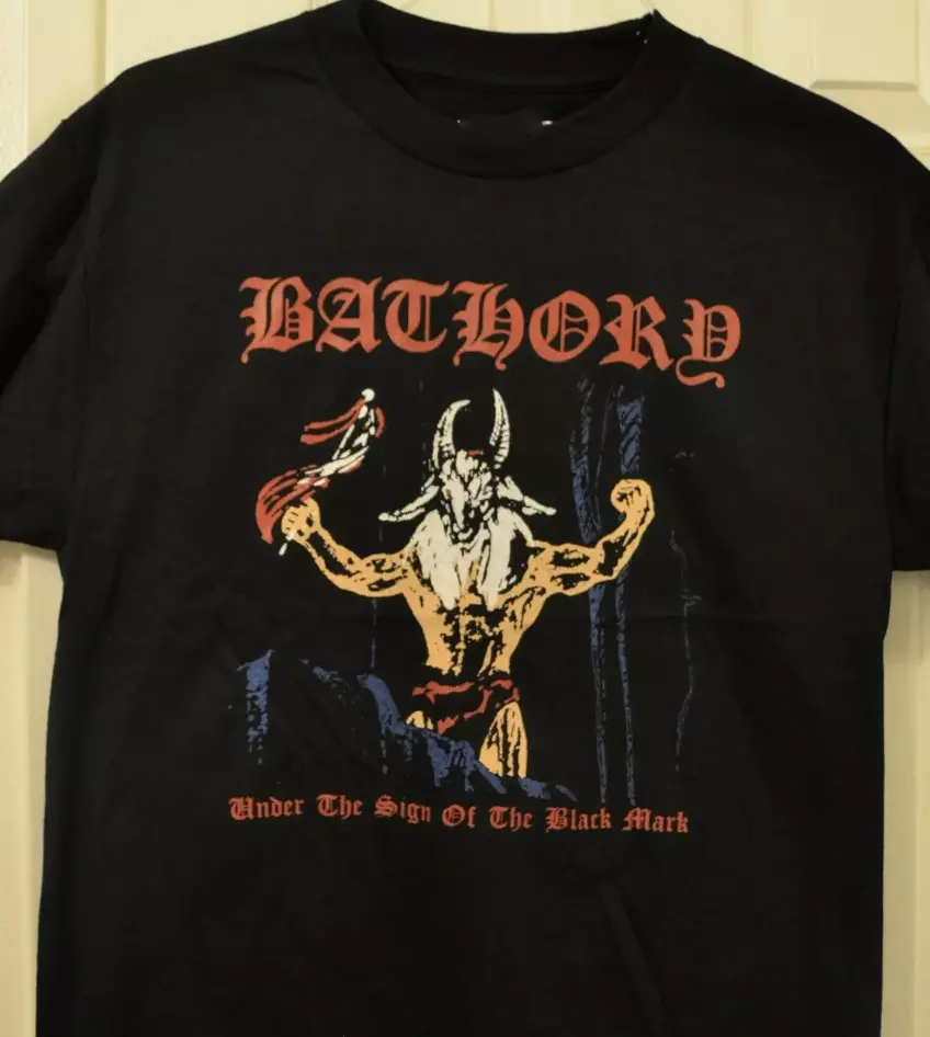 Bathory Under The Sign Of The Black Mark Tshirt Cotton Black Men S To