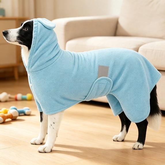 Water Absorbent Machine Bathrobe For And Cats Soft Towel Wrap After Bath Water Absorbent Warm ...