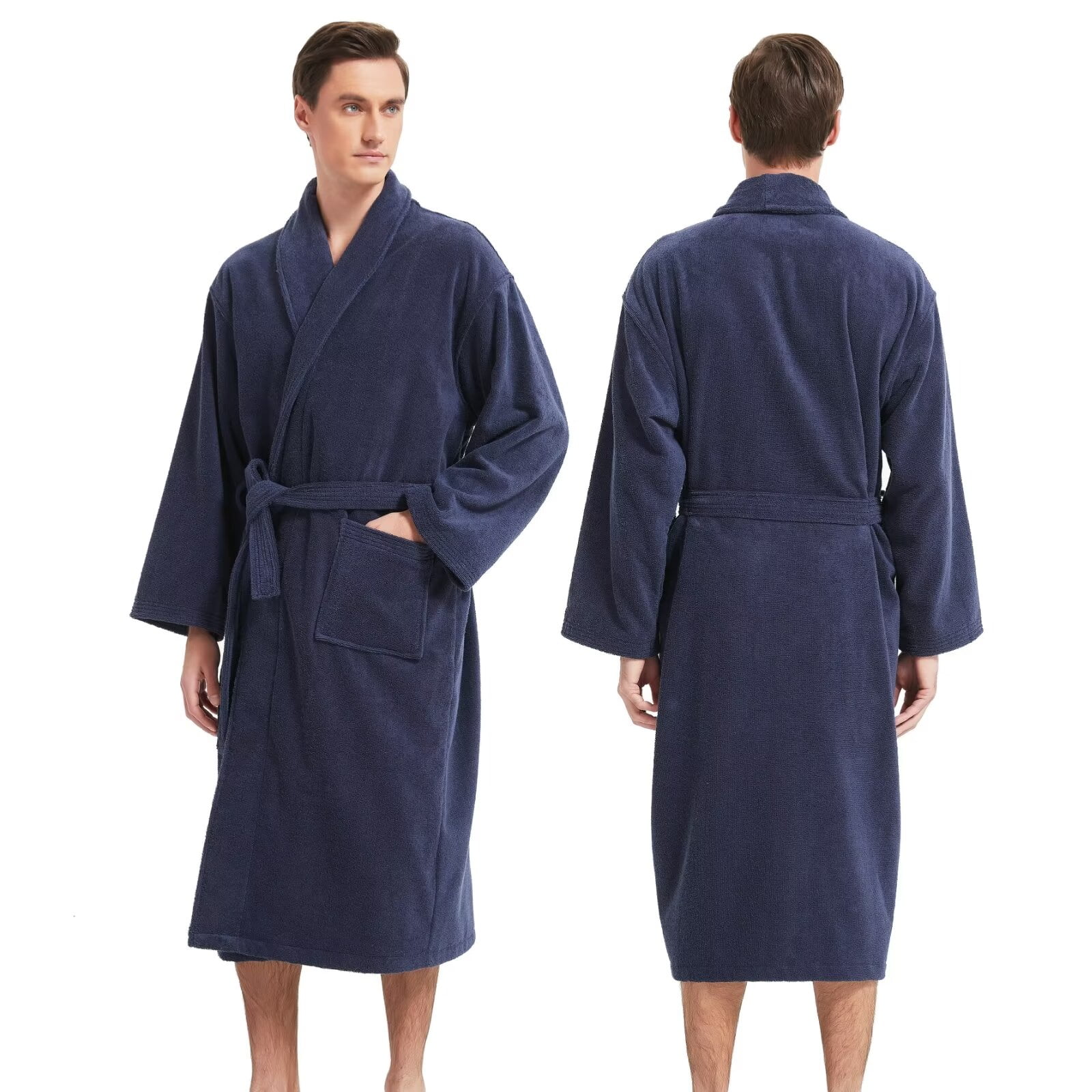 Bathrobe for MenClassic Towels Bathrobe for men, Cotton Terry Cloth