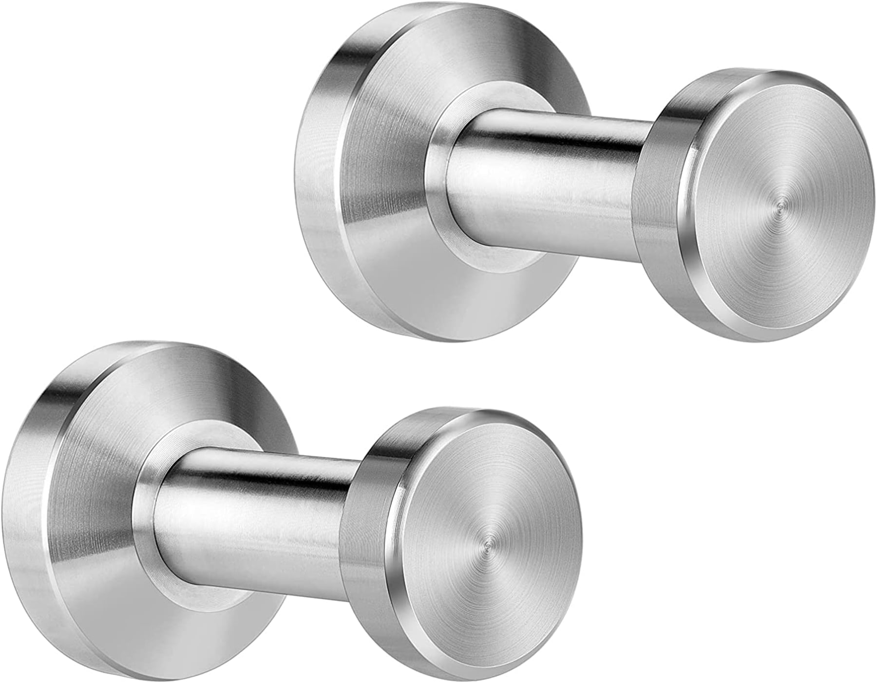 FealkiraAdhesive Wall Hooks 13.2lb(Max) Utility Stainless Steel Hook For Towel Bathrobe Coats,Bathroom Kitchen Waterproof And Oilproof Nail Free