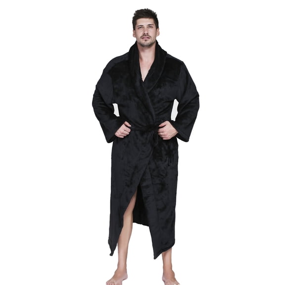 Bathrobes For Women With Hood, Men Women's Soft Fluffy Flannel Robe Pajamas Nightgowns For Ladies Womens Unisex Dressing Gown Couples Bathrobe Warm Sleepwear