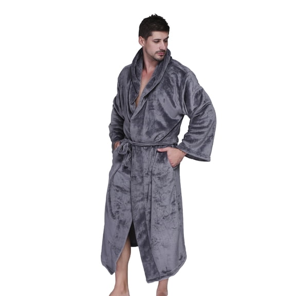 Bathrobes For Women With Hood, Men Women's Soft Fluffy Flannel Robe Pajamas Nightgowns For Ladies Womens Unisex Dressing Gown Couples Bathrobe Warm Sleepwear