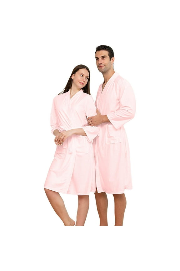 Bathrobes for Women Long Length Cotton His and Hers Robes Flannel Long Length Matching Robes for Couples Warm Thickened Bathrobe Plus Size Shower Robe
