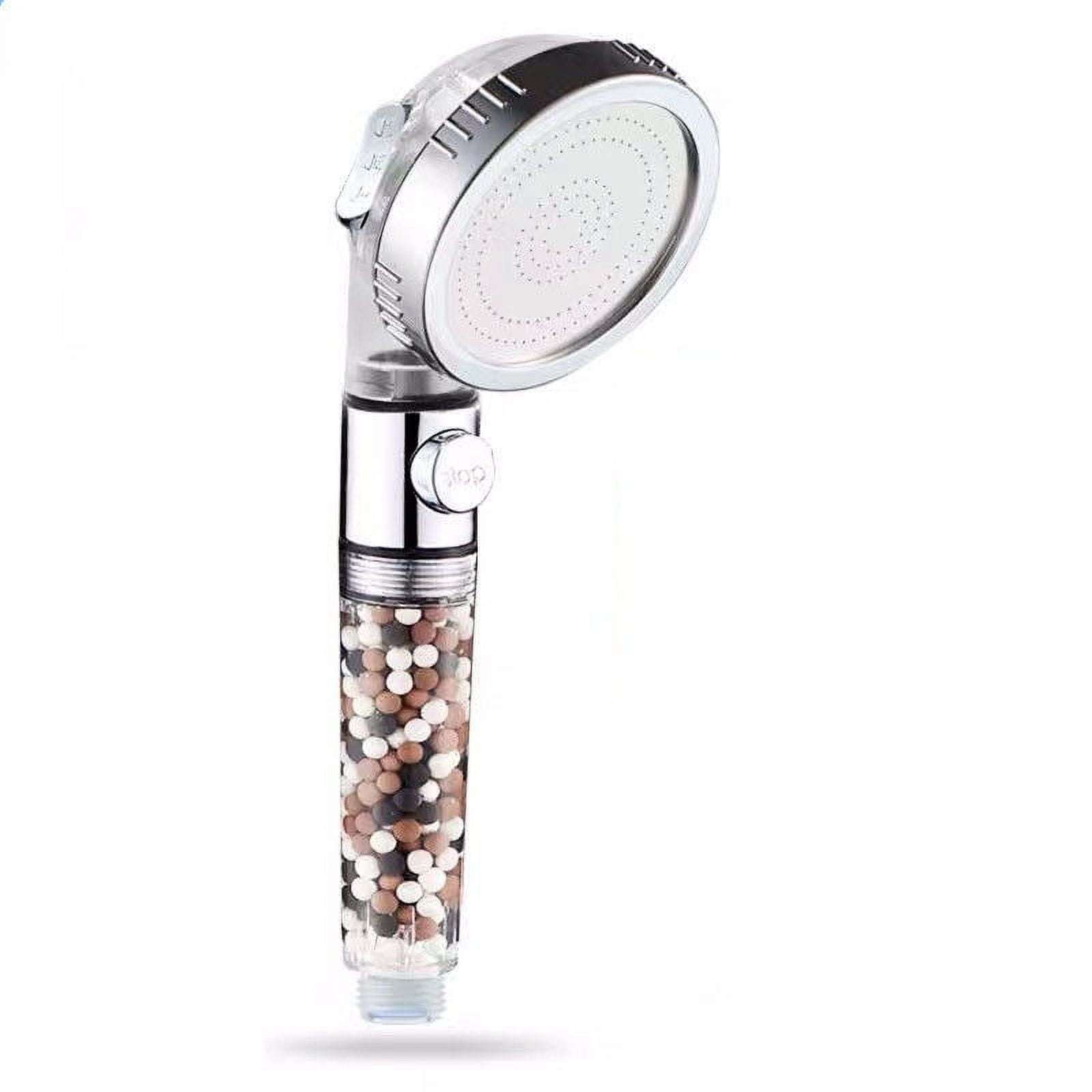 Bathroom 3Function SPA Shower Head with Switch Stop Button high