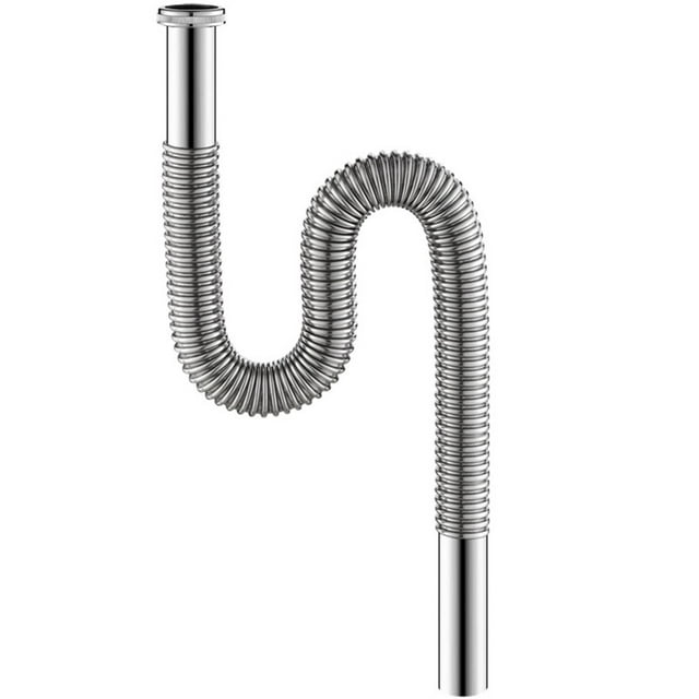 Bathroom 80Cm Stainless Steel Sink Siphon Waste Drain Flexible Pipe