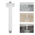 thumbnail image 1 of Bathroom 9" Square Ceiling Rain Shower Head Chrome Ceiling Mounted Extension Arm 23cm, 1 of 12