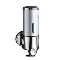 Bathroom Accessories, 3 in 1 Soap Dispenser Bathroom, Shampoo And Conditioner Dispenser, Chamber Wall Mounted Bathroom Shower Pump Organizer, Holds Shower Gel, for Bathroom Kitchen Hotel, Silver