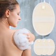 thumbnail image 1 of Bathroom Accessories,4Pack Loofah Sponge Pads Natural Luffa And Cloth Exfoliating Loofah Sponge Scrubber For Spa Bathing And Shower,White, 1 of 8