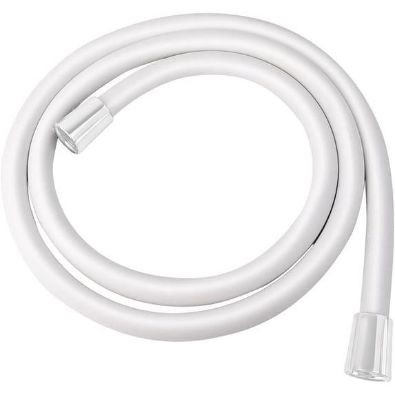 Bathroom Accessories Anti Winding Bidet Pipe Handheld Shower Head Hose PVC Explosion-proof Water Tube PVC WHITE-3M