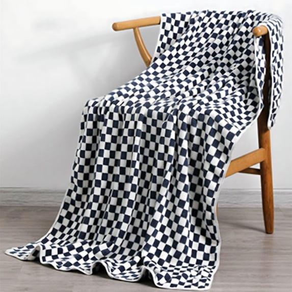 Bathroom Accessories, Checkerboard Grids Velvet Bath Towel Thickening Does Not Lose Hair Bibulous Big Bath Towel For Home Use, Women Gifts
