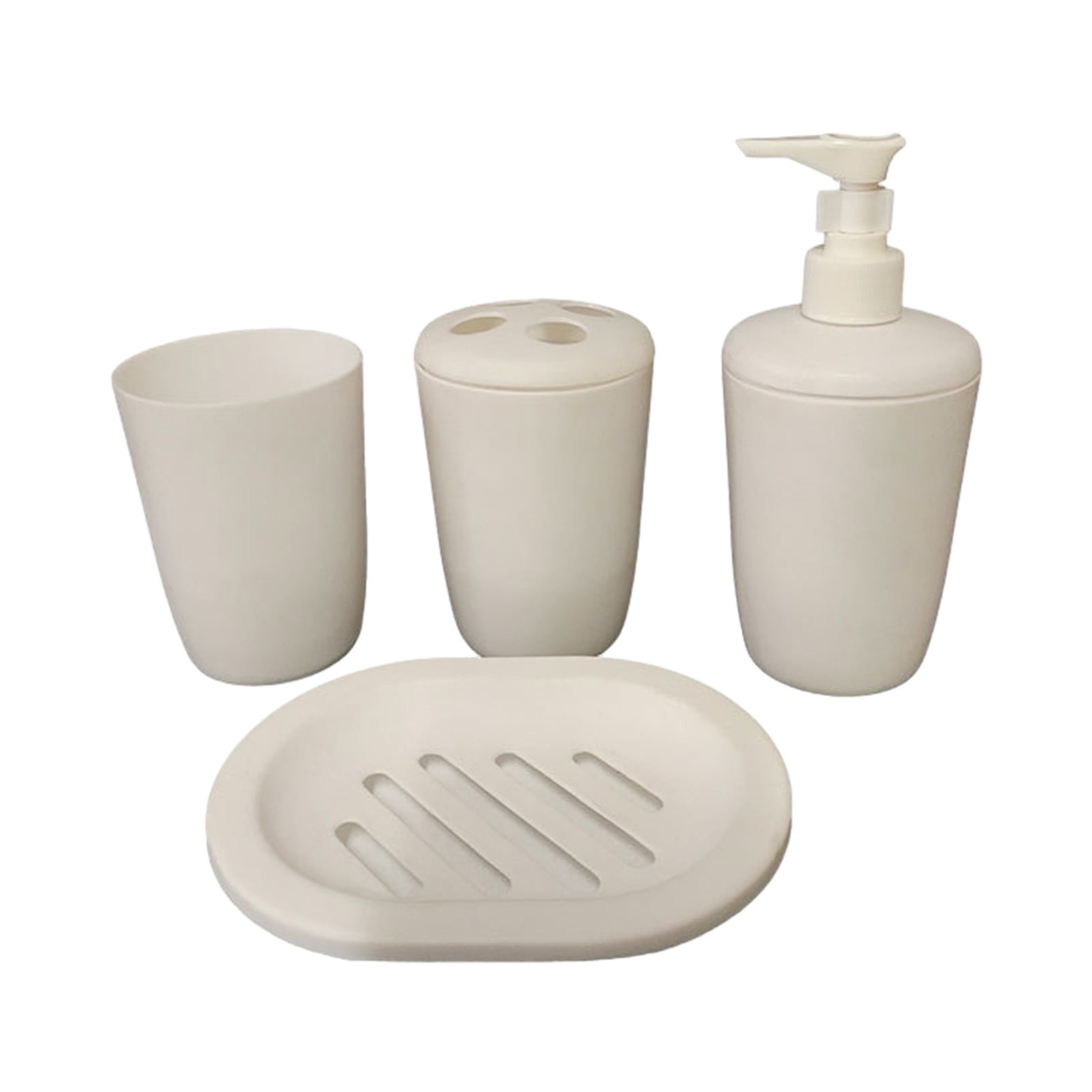Tahtuvzn Bathroom Accessories Clearance! 4 Pcs Bathroom Accessory Set ...