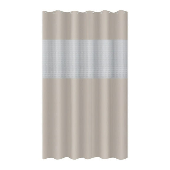 Tahtuvzn School Bathroom Accessories Shower Curtain for Modern Winter in Bath 71x71inch Long Curtains Set,Hotel Style with Translucent Top Window