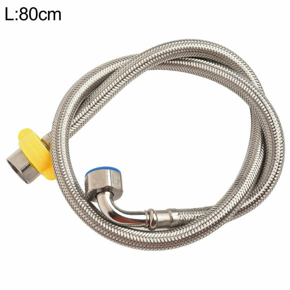 Bathroom Accessories Flexible Pipe Contectors Elbow Flexible Hose Pipes Plumbing Bathrooms Kitchens 80cm