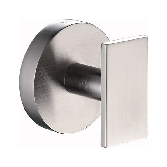 Bathroom Accessories - Hook in Brushed Nickel - Brushed nickel
