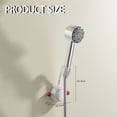 thumbnail image 1 of Bathroom Accessories,Integrated Suction Cup Shower Rack No Drill Suction Cup Shower Rack Reusable Portable Shower Head Rack Suction Cup Shower Shelf,White, 1 of 7