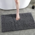 thumbnail image 1 of Bathroom Accessories Luxury Chenille Bath Rug, Extra Soft And Absorbent Bathroom Mat Rugs, Machine Washable, Non-Slip Plush Carpet Runner For Tub, Shower, And Bath Room Bathroom Decor Clearance!, 1 of 9