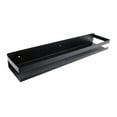 thumbnail image 1 of Bathroom Accessories Modern Matt Black Bathroom Corner Shelves Kitchen Wall Shelf Shower Bath Shampoo Storage Rack - 50x10x5.8cm, 1 of 7