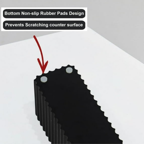 Bathroom Accessories Set with Large-Opening Ribbed Soap Dispenser