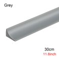 thumbnail image 1 of Bathroom Accessories Shower Dam Barrier Dry and Wet Separation Silicone Flood Barrier Water Stopper Door Bottom Sealing Strip Water Retaining Strip Self-Adhesive GREY 30CM, 1 of 8