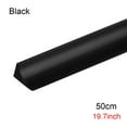 thumbnail image 1 of Bathroom Accessories Shower Dam Barrier Dry and Wet Separation Silicone Flood Barrier Water Stopper Door Bottom Sealing Strip Water Retaining Strip Self-Adhesive BLACK 50CM, 1 of 8