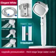 thumbnail image 1 of Bathroom Accessories Shower Hose Perforation-free Shower Holder Handheld 3/5 Functions Pressurized Water Saving Shower Head Set (SP000B3), 1 of 7