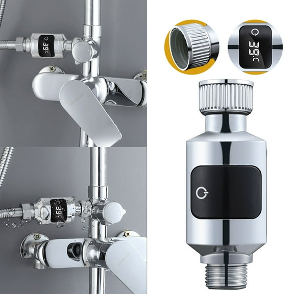 Bathroom Accessories Shower LED Digital Display Water Temperature Screen for Home Bathroom Use