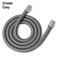 thumbnail image 1 of Bathroom Accessories Useful High Pressure GI/2 Flexible Bath Shower Nylon Pipe Shower Tube Handheld Shower Hose Anti Winding GREY 2METER, 1 of 8