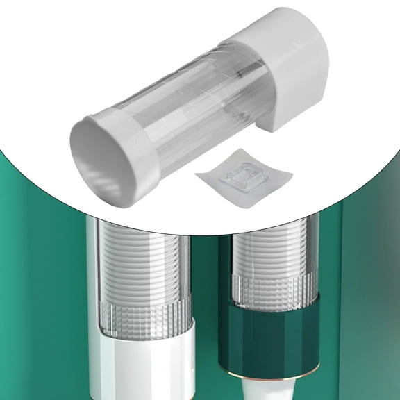 Bathroom Accessories Wall Mount Disposable Automatic Remover Cup Holder Cup Taker Black/White White