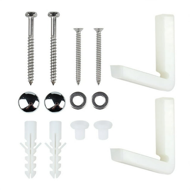 Bathroom Angled Floor Wc Toilet Pan Bidet Or Semi Pedestal Fixing Kit